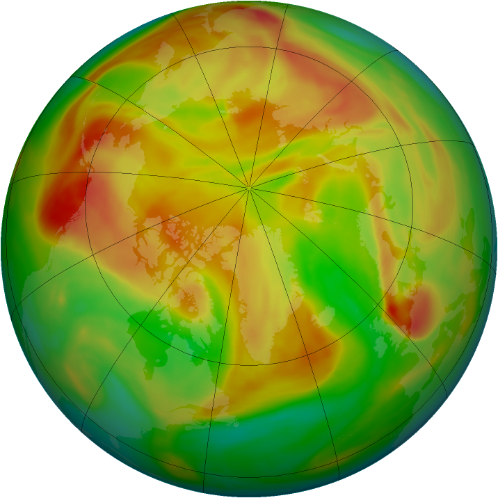 Arctic ozone map for 30 April 2006